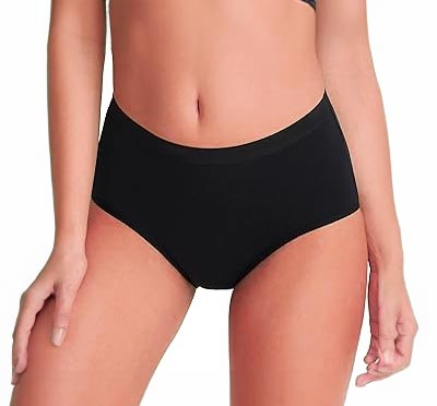 Mutande Mestruali Lavabili Donna, Bikini In Cotone Traspirante, Colore Carne, Taglie Comode, Protezione Flusso Abbondante